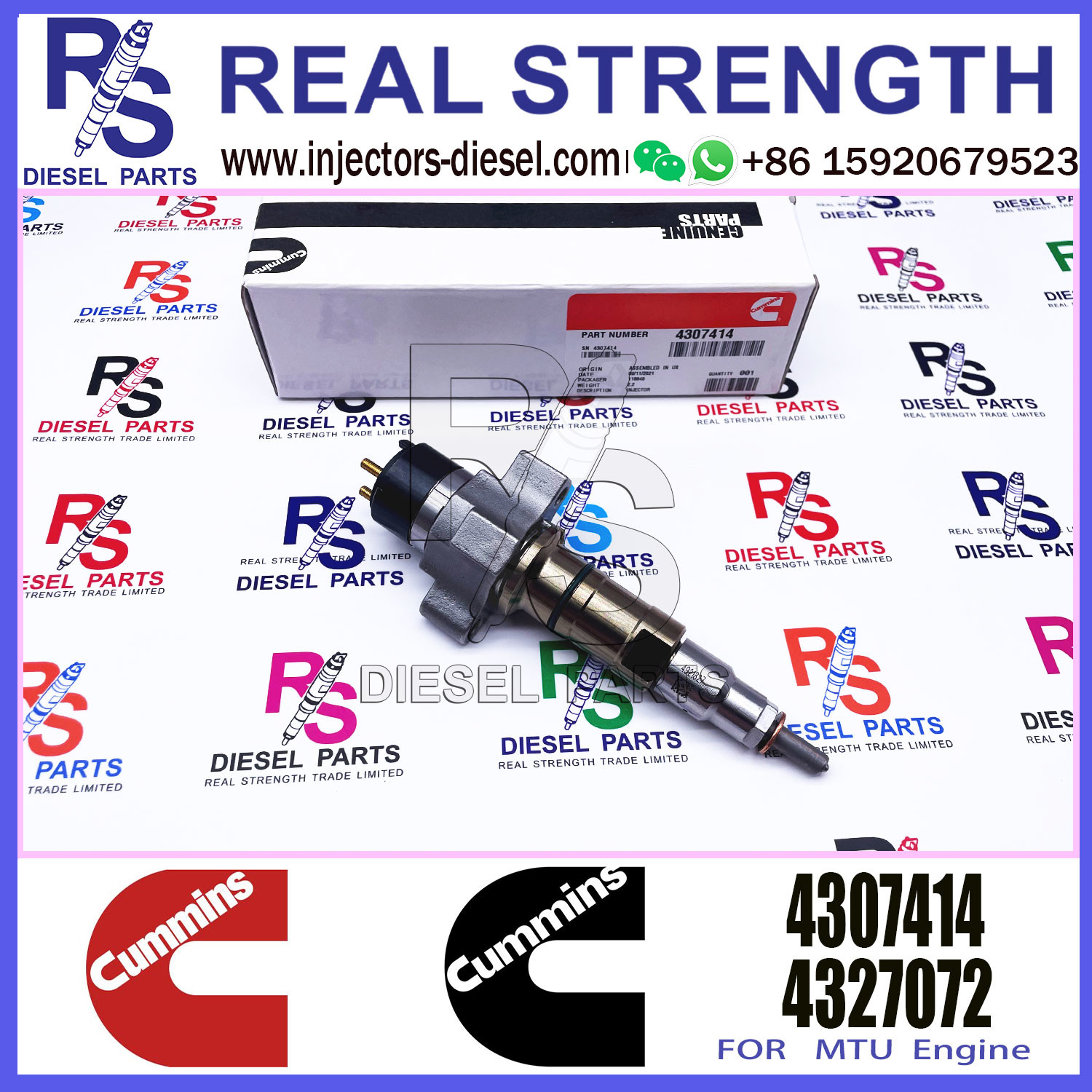 Diesel Fuel Common Rail Injector 4359204 4307414 4327072