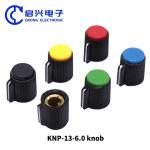 BONENS 19X16MM Plastic Volume Adjustment Knob KN113 Plum Blossom Shaft