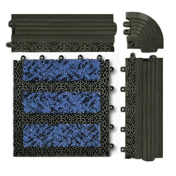 20x20 Modular Anti Slip PVC Floor Mat Recessed Entrance Mats Commercial 16MM