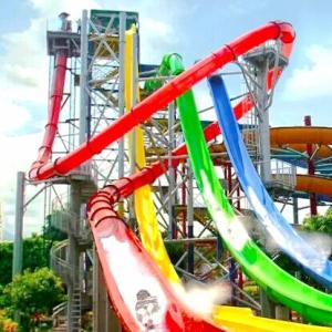 Quality Customized Fiberglass Water Slide For Water Park Resort Hotel Waterproofing wholesale