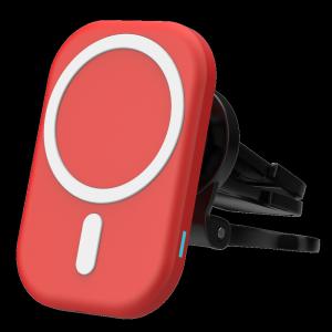 Quality 15W Magnetic Wireless Car Charger Air Vent Mounting with ABS Silicone Gel Material wholesale