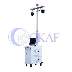 Quality 6m 1920*1080 30fps Mobile Sentry Surveillance Cctv Trailer wholesale