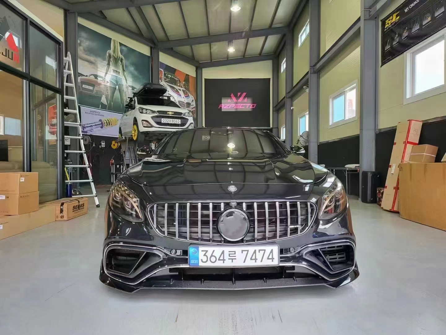 New Product Carbon Fiber Body Kit for Mercedes-benz S63 Coupe S63 Coupe Is Upgraded With for Bras Style