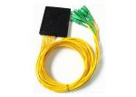 Yellow Plc Optical Splitter , LSZH Fiber Optic 1x16 Plc Splitter Jacket For FTTX