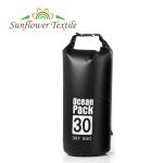 Black Blue Dry Bag Backpack Waterproof 5L / 10L / 20L / 30L Lightweight Backpack