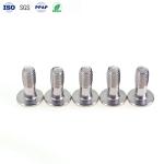 Thin Pan Automobile Fasteners Head Half Thread Cross Groove Stainless Steel Bolt