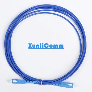 Quality Anti - Rodent Fiber Optic Patch Cord , SC To SC Fiber Patch Cable High Reliability wholesale