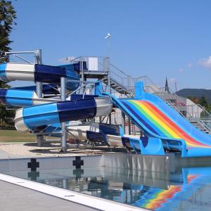 Quality Wear Resistance Fiberglass Hotel Pool Slide For Entertainment wholesale
