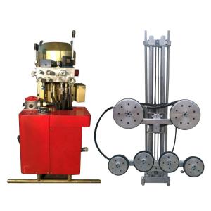 Quality 88kg Concrete Curb Stone Cutting Machine Remote Control 18m Wire Rope Bridge wholesale