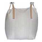 Flat Bottom Fibc Jumbo PP Bags Breathable 1 Ton For Firewood Construction Cement
