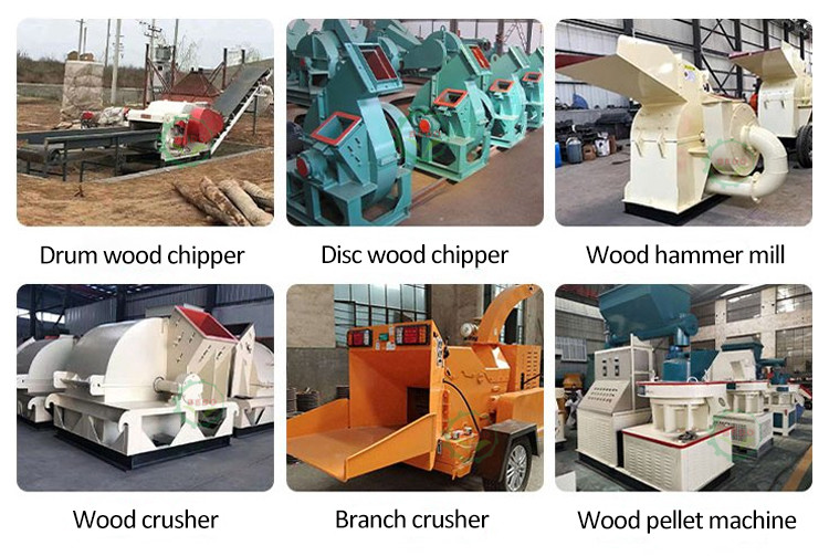 22KW 380V Alloy Steel Wood Sawdust Making Machine Dust Removal System
