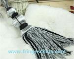 Fashion custom long tassel fringe trimming for curtain attractive tieback