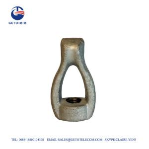 Quality Pole Fittings 0.75'' Timble Eye 10KN Galvanized Bolts And Nuts wholesale