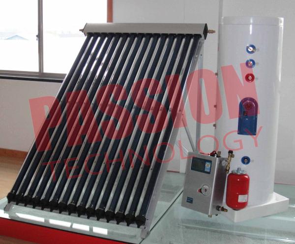 Cheap Professional White Split Solar Water Heater With Heat Pipe Solar Collector for sale