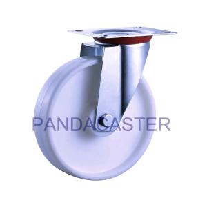 Quality White 5 Inch Replacement Caster Wheels , Swivel Industrial Wheels For Furniture wholesale
