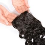 Brazilian 4x4 Silk Base Closure Water Wave Silk Base Lace Frontal Closure