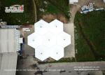 Aluminum Frame Large Outdoor Event Tents Hexagon Module Square Tent