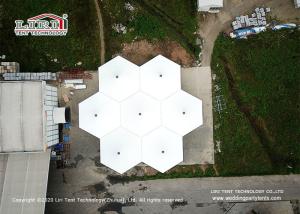 Quality Aluminum Frame Large Outdoor Event Tents Hexagon Module Square Tent wholesale