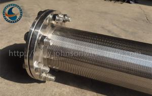 China Dn 100 Wedge Wire Screen Pipe Stainless Steel 304 For Filtration on sale