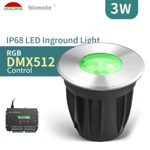 Quality IP68 90LM Outdoor Ground LED Light IK10 3W DC24V wholesale