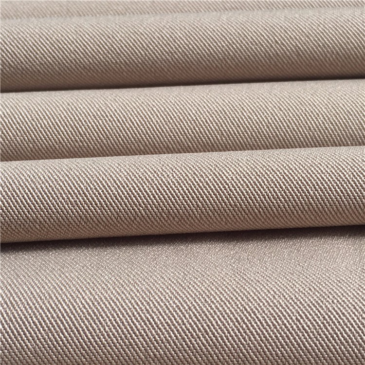Durable 95 Polyester 5 Spandex Twisted Twill 210GSM Gabardine Fabric for Suits Blazer