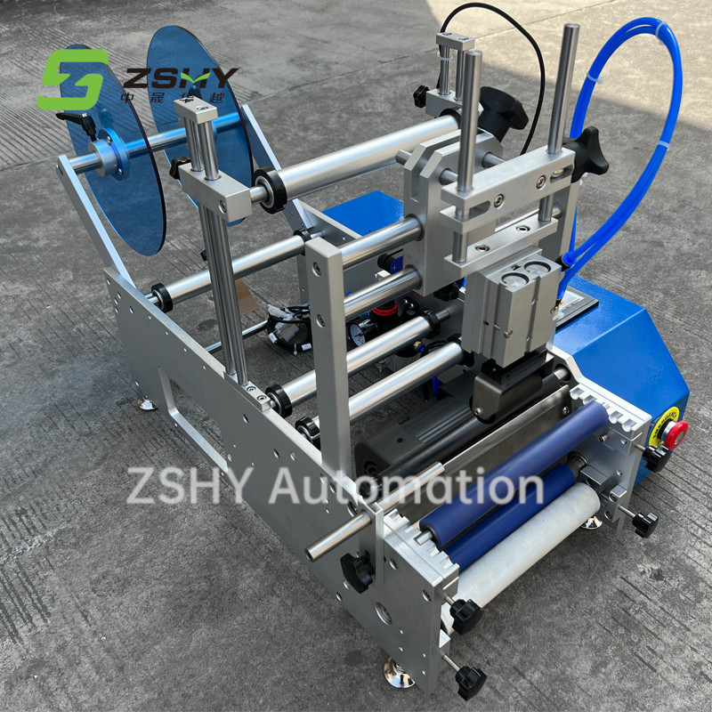 1.2KW Flat Bottle Automatic Sticker Labeling Machine For Electronics Industry