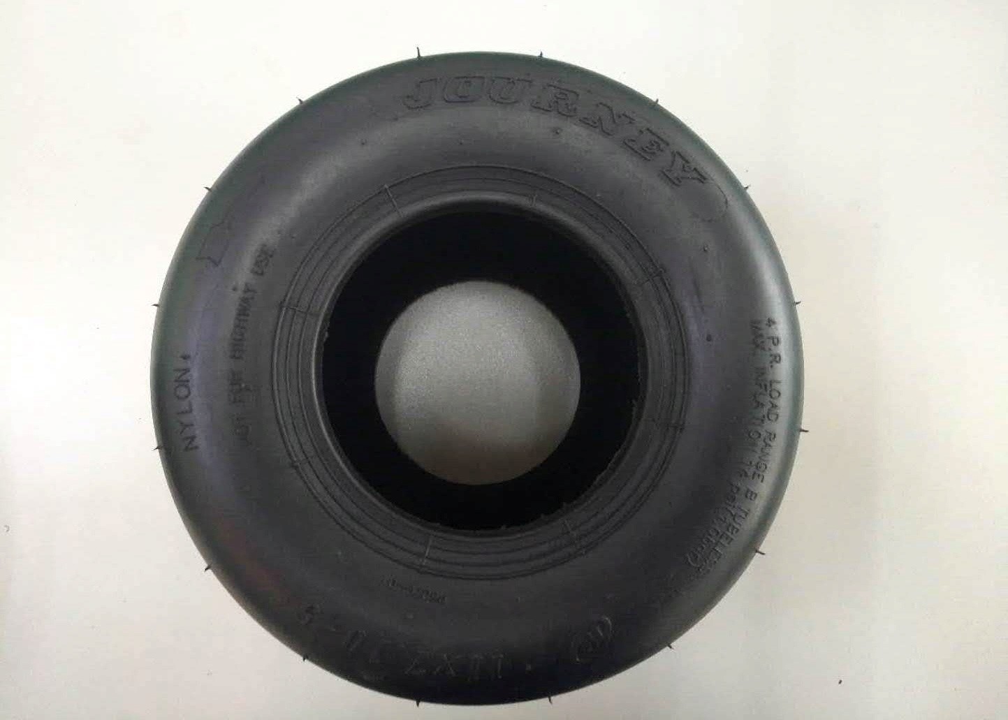 Black Color Racing Kart Tires 11X7.10-5 Long Lasting Service Life Go Kart Tyres
