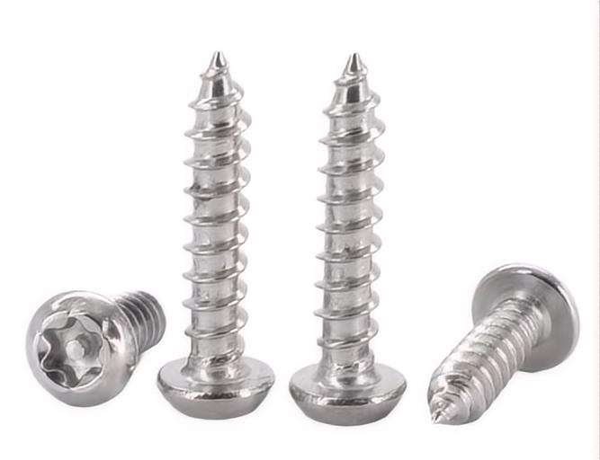 Black Torx Head Star Security Self Tapping Drilling Screw with Anti-Theft Function