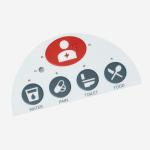 OEM PCB Graphic Overlay Membrane Switch For Electronic Products