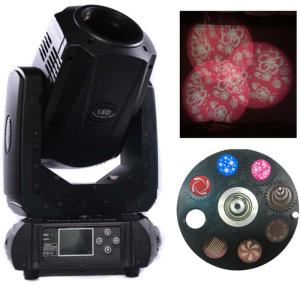 Quality 200W 3 In 1 LED Zoom Moving Head Light 3 Facet Prism And 2 Gobo Wheels wholesale