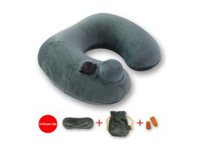 Quality Inflatable Neck Support Travel Pillow Car Neck Rest Msee popular design product wholesale