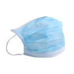 Blue Adjustable 3 Ply Surgical Face Mask Disposable Protective Mask Non Woven