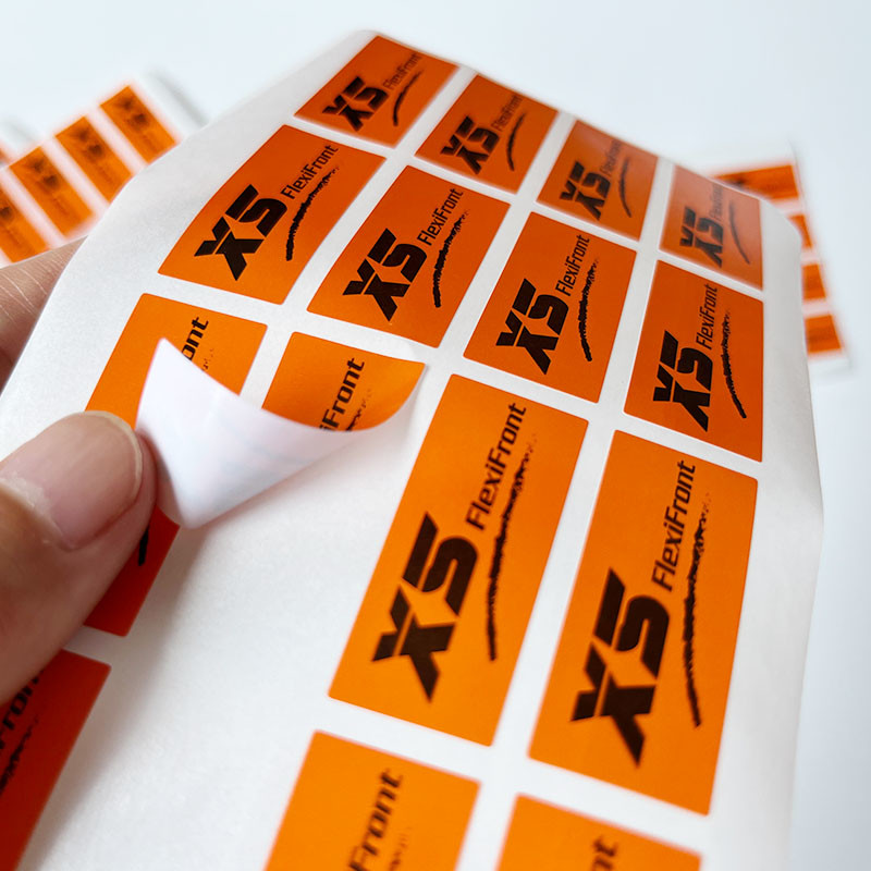 Private Labels Coated Paper Adhesive Tamper Seal Stickers Four Color Printing Attractive