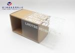 0.3mm PET Sleeve Rectangle Hard Plastic Box Packaging For Packing Glasses