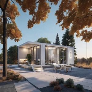Quality New House Apple Cabin Size of 20ft 40ft Optional Custom White Color wholesale