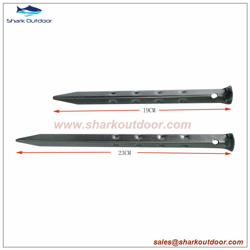 Ripple steel tent pegs tent stake