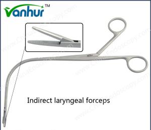Quality Ent General Throat Instruments Indirect Laryngeal Forceps For Adult Group Durable wholesale