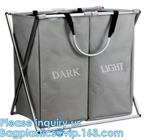 Quality Laundry Bag, Foldable Laundry Sorter Basket, Multi Compartments, Bedroom Clothes Storage, Washing Basket wholesale