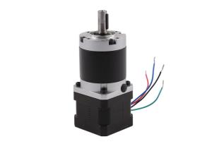 China Hybrid Geared Stepper Motor 42mm Nema 17 High Torque Stepper Motor With Planetary Gear Reducer on sale
