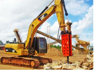 Quality Optimum Design Hydraulic Excavator Parts , Excavator Repair Parts Powerful Strike wholesale