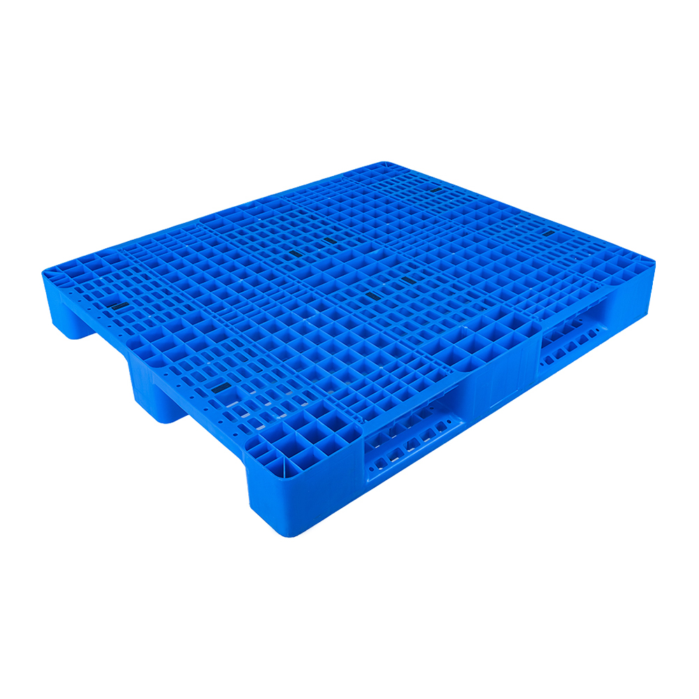 Customized Logo PP Plastic Pallet Single Solid Flat Closed Deck for Dynamic Load 1.5tone