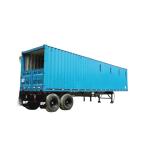 2 Axles Cargo Semi Trailer Vehicle Container Rated Capacity 30 - 100T
