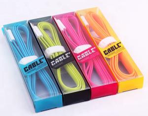 Quality IPhone Samsung 1M 3FT Usb Cable PVC Packaging Box 14g 16g wholesale