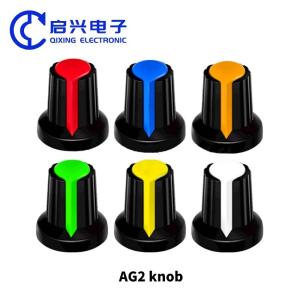 Quality AG2 Plastic Potentiometer Knob 15X17MM WH148 Knob Diameter 6mm Cap wholesale