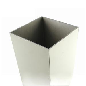 Quality Milky White Machined Aluminium Profiles , High Hardness Aluminium Louver Frame wholesale