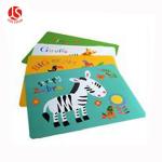 Cartoon Animals Zebra Printed Disposable Plastic Placemat