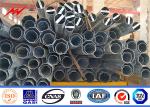 Metal Electric Transmission Poles , Galvanized Street Light Pole Octagonal