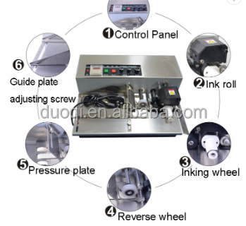 Solid Ink Expiry Date Printing Machine MY-380F High Speed Date Batch Coding Machine