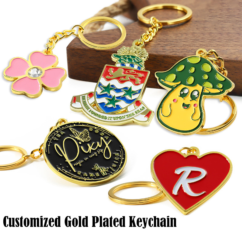 Customized Plain Metal Keyrings Silver Engravable Key Chains Embossed