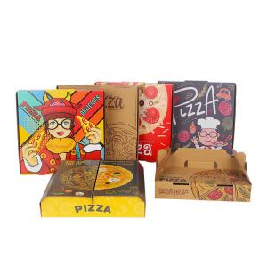 Quality Custom Mini Hard Rigid Carton Paper Pizza Box UV Coating wholesale